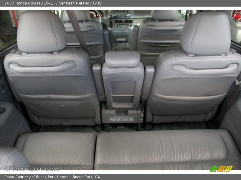 Silver Pearl Metallic / Gray 2007 Honda Odyssey EX-L