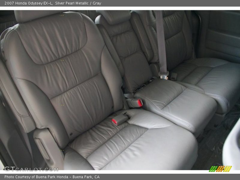 Silver Pearl Metallic / Gray 2007 Honda Odyssey EX-L