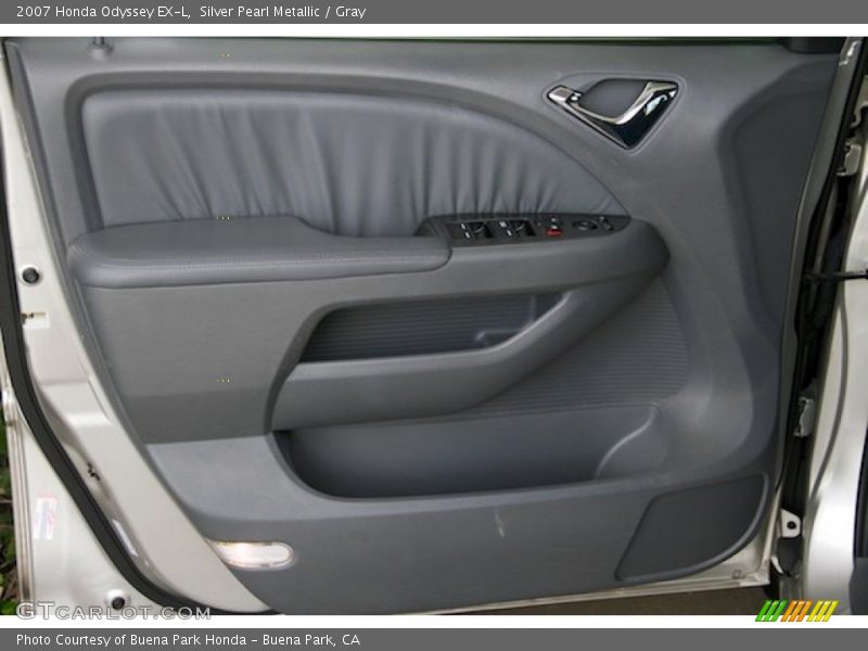 Silver Pearl Metallic / Gray 2007 Honda Odyssey EX-L