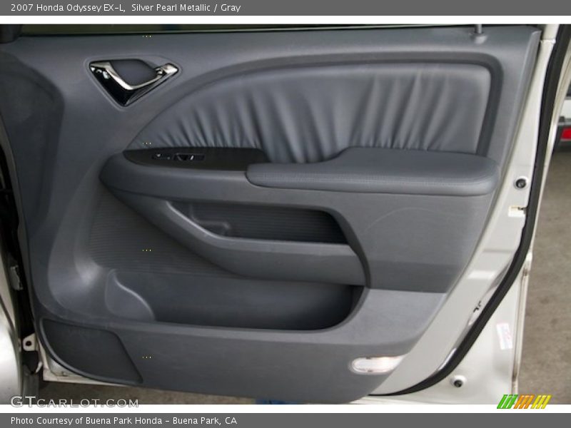Silver Pearl Metallic / Gray 2007 Honda Odyssey EX-L