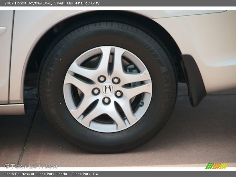 Silver Pearl Metallic / Gray 2007 Honda Odyssey EX-L