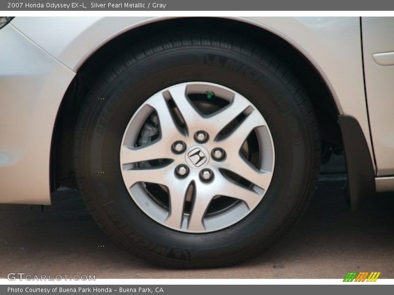 Silver Pearl Metallic / Gray 2007 Honda Odyssey EX-L