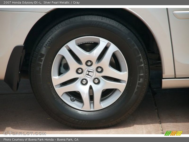 Silver Pearl Metallic / Gray 2007 Honda Odyssey EX-L