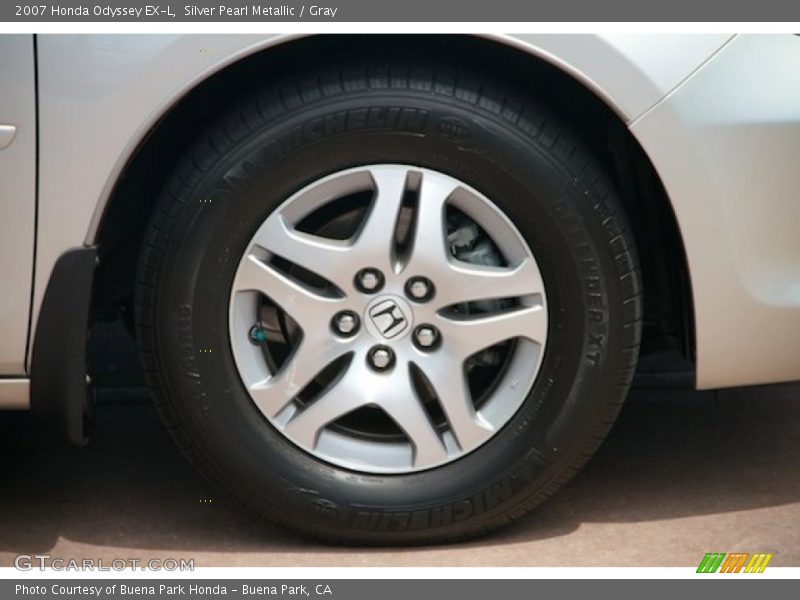Silver Pearl Metallic / Gray 2007 Honda Odyssey EX-L