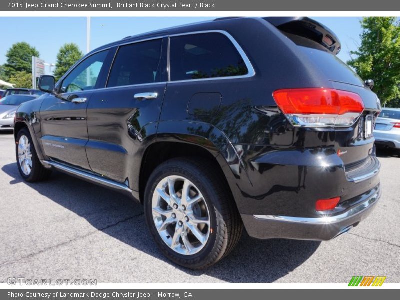 Brilliant Black Crystal Pearl / Black 2015 Jeep Grand Cherokee Summit