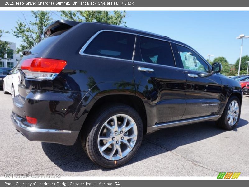 Brilliant Black Crystal Pearl / Black 2015 Jeep Grand Cherokee Summit