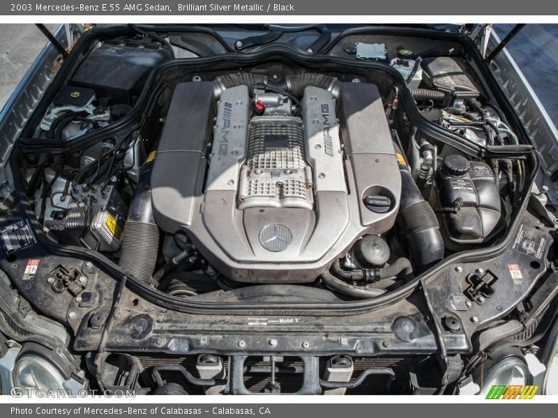  2003 E 55 AMG Sedan Engine - 5.4 Liter AMG Supercharged SOHC 24-Valve V8