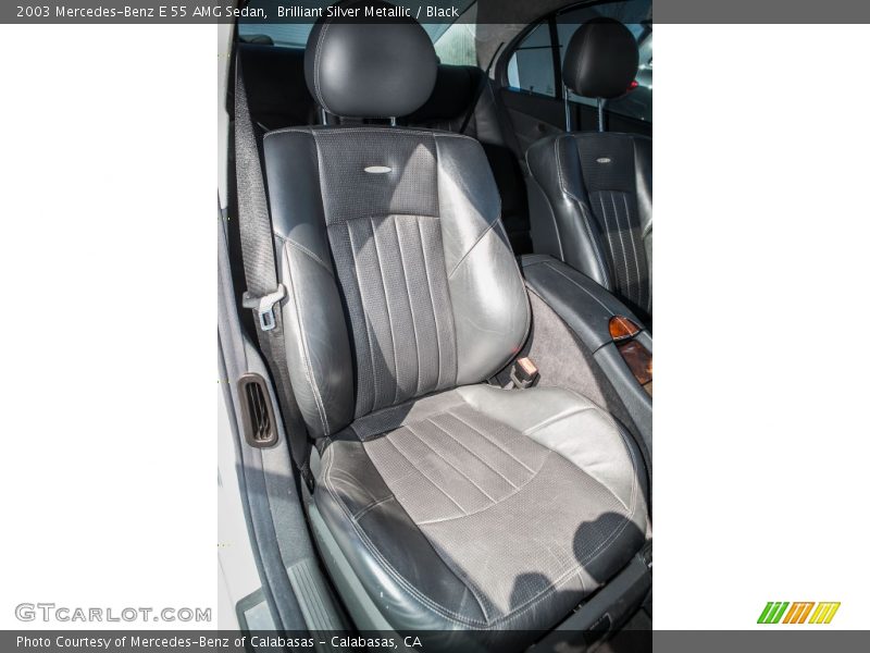 Front Seat of 2003 E 55 AMG Sedan