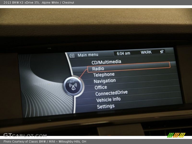 Alpine White / Chestnut 2013 BMW X3 xDrive 35i