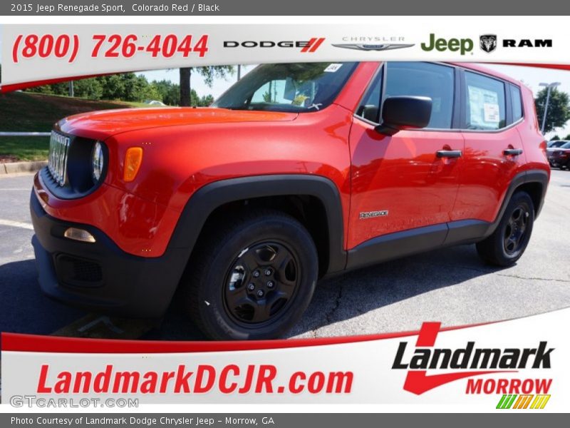 Colorado Red / Black 2015 Jeep Renegade Sport