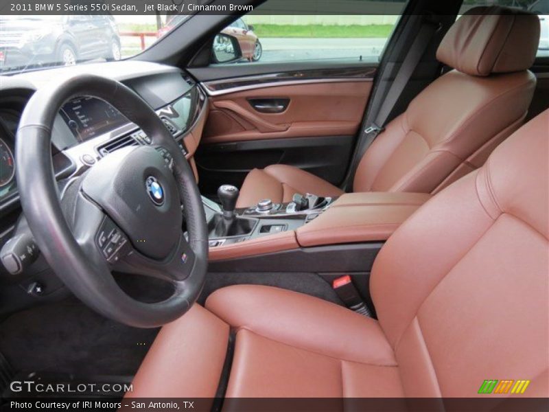  2011 5 Series 550i Sedan Cinnamon Brown Interior