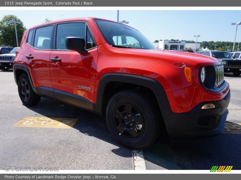 Colorado Red / Black 2015 Jeep Renegade Sport