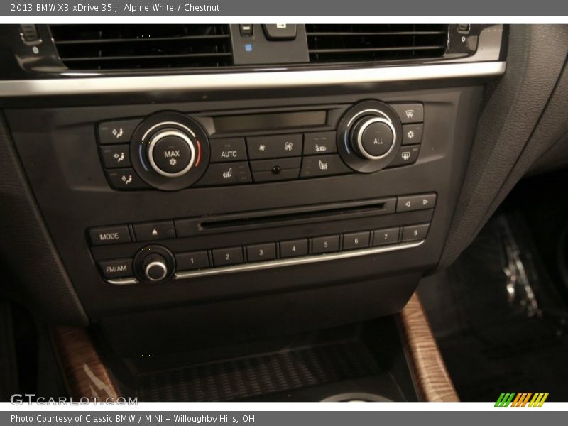 Alpine White / Chestnut 2013 BMW X3 xDrive 35i