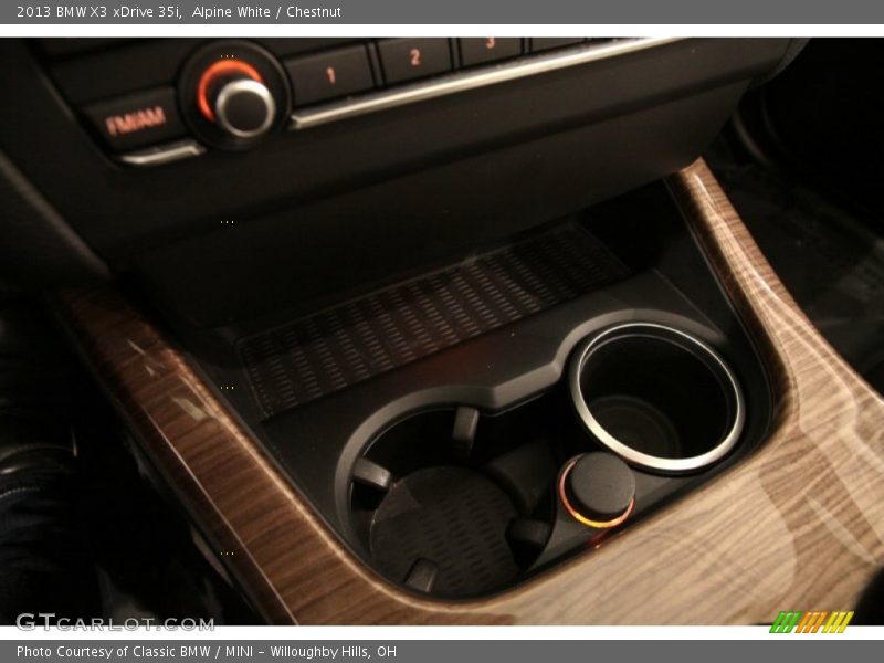 Alpine White / Chestnut 2013 BMW X3 xDrive 35i