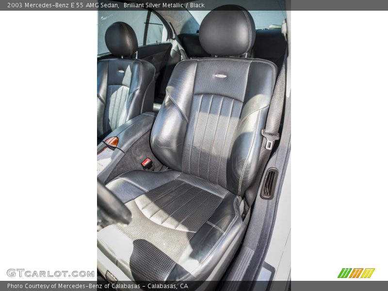 Front Seat of 2003 E 55 AMG Sedan