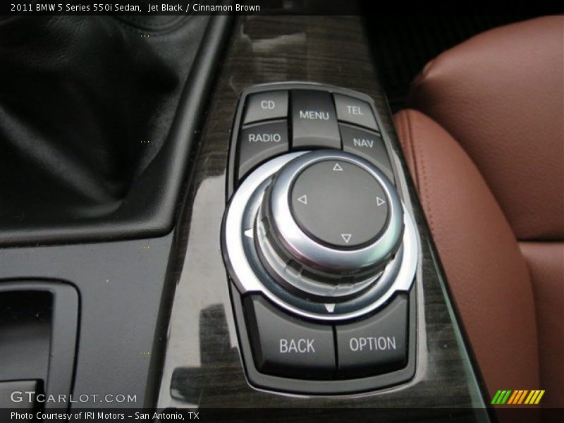 Controls of 2011 5 Series 550i Sedan