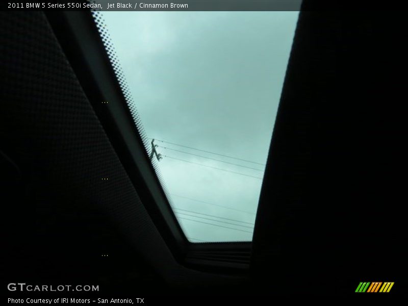 Jet Black / Cinnamon Brown 2011 BMW 5 Series 550i Sedan