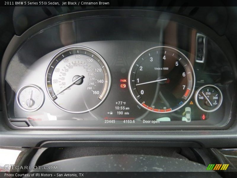  2011 5 Series 550i Sedan 550i Sedan Gauges