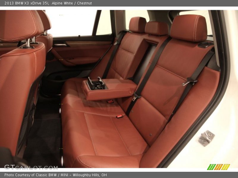 Alpine White / Chestnut 2013 BMW X3 xDrive 35i