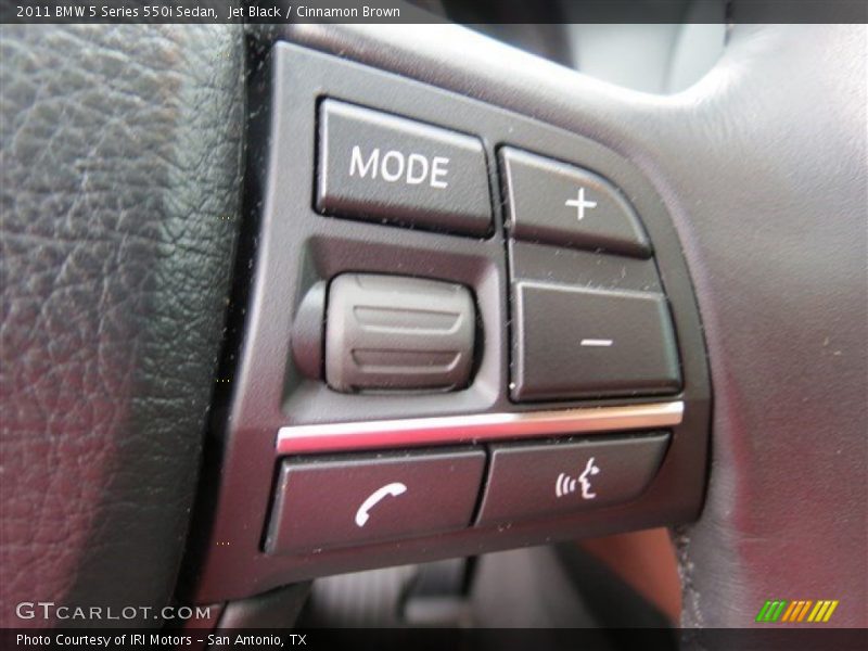 Controls of 2011 5 Series 550i Sedan