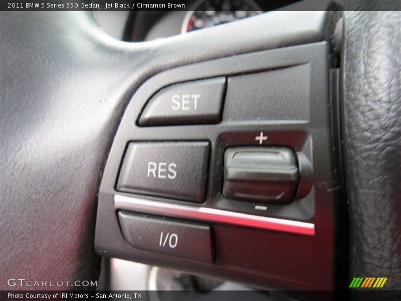 Controls of 2011 5 Series 550i Sedan
