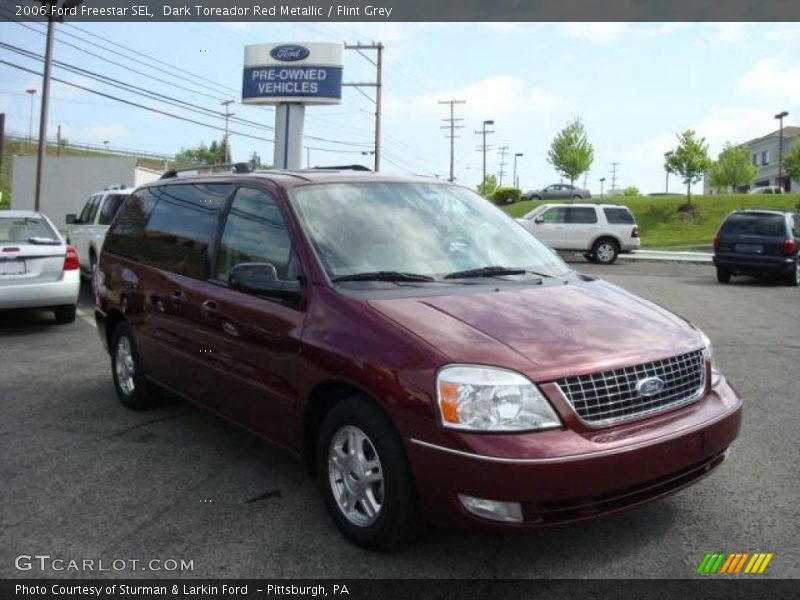 Dark Toreador Red Metallic / Flint Grey 2006 Ford Freestar SEL