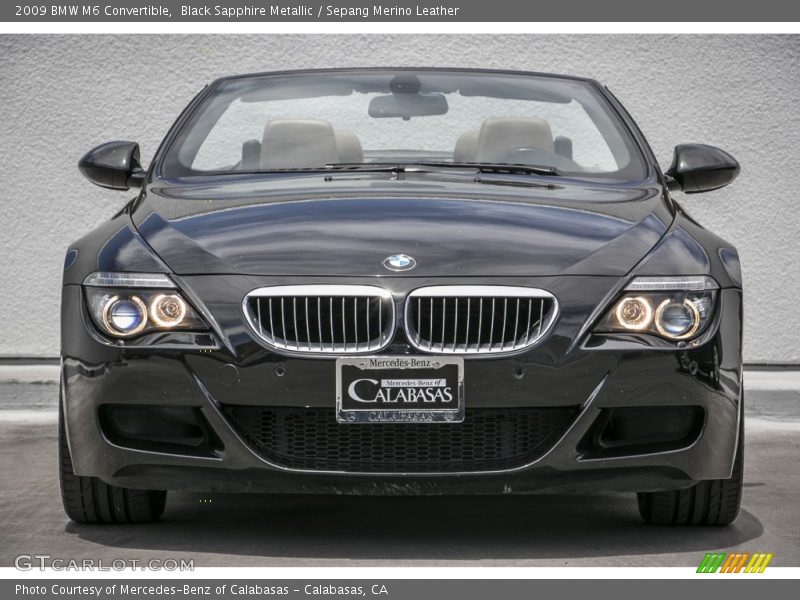Black Sapphire Metallic / Sepang Merino Leather 2009 BMW M6 Convertible