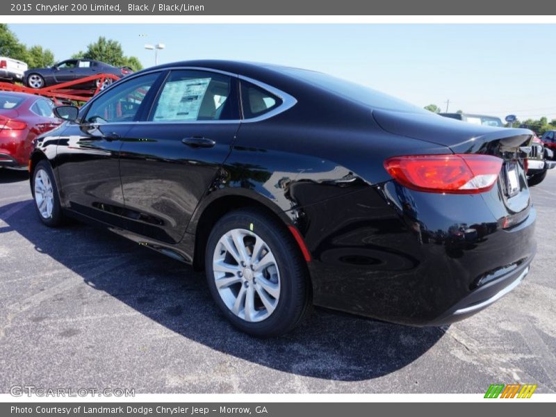 Black / Black/Linen 2015 Chrysler 200 Limited