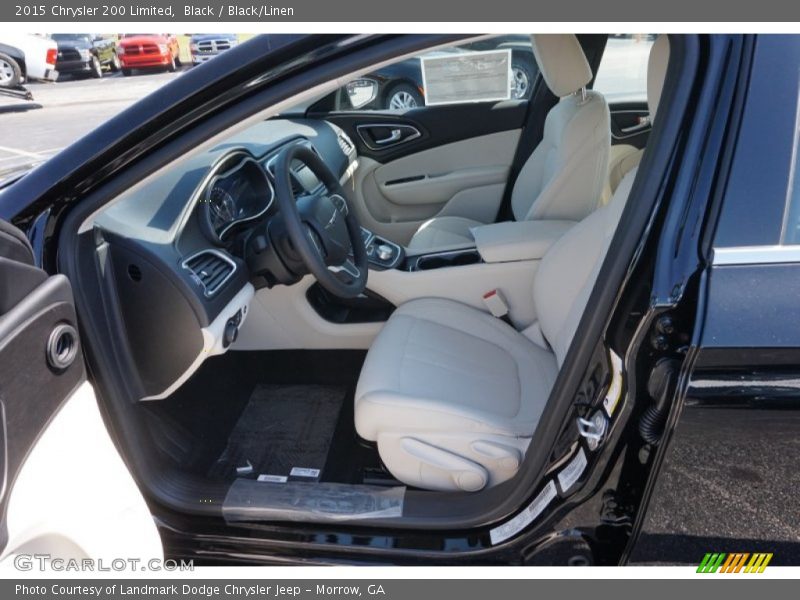Black / Black/Linen 2015 Chrysler 200 Limited