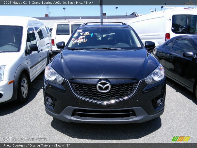 Jet Black Mica / Black 2015 Mazda CX-5 Grand Touring AWD