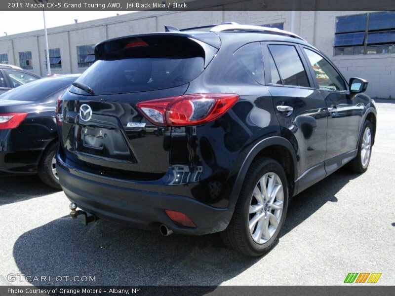 Jet Black Mica / Black 2015 Mazda CX-5 Grand Touring AWD