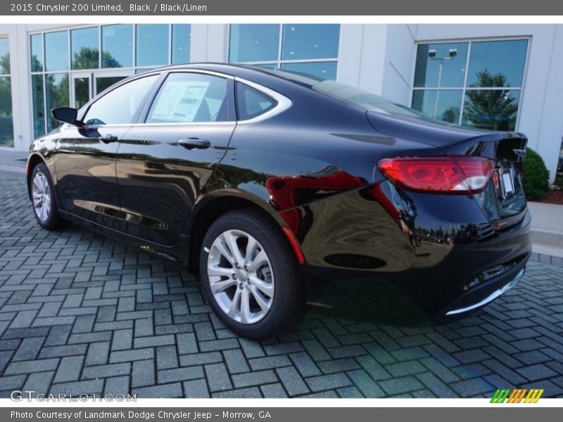Black / Black/Linen 2015 Chrysler 200 Limited
