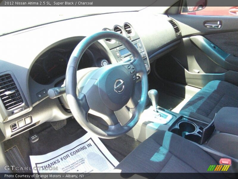 Super Black / Charcoal 2012 Nissan Altima 2.5 SL