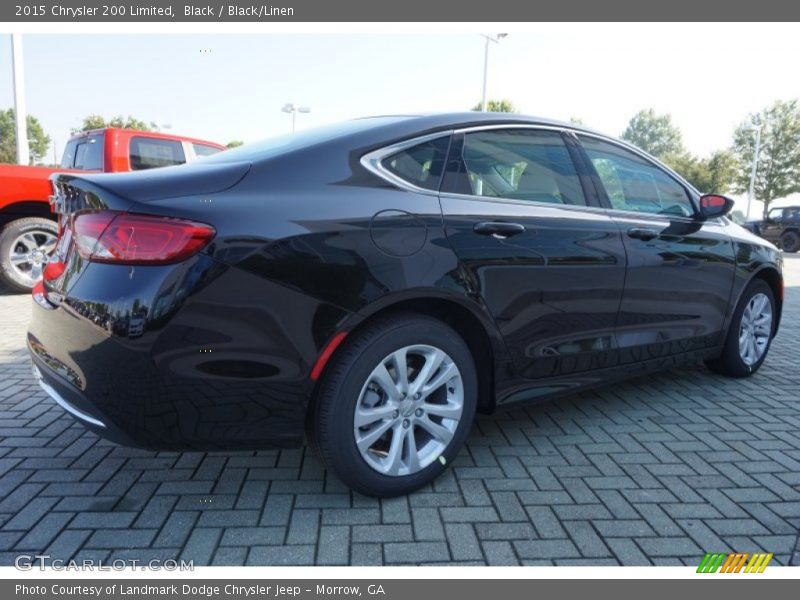 Black / Black/Linen 2015 Chrysler 200 Limited