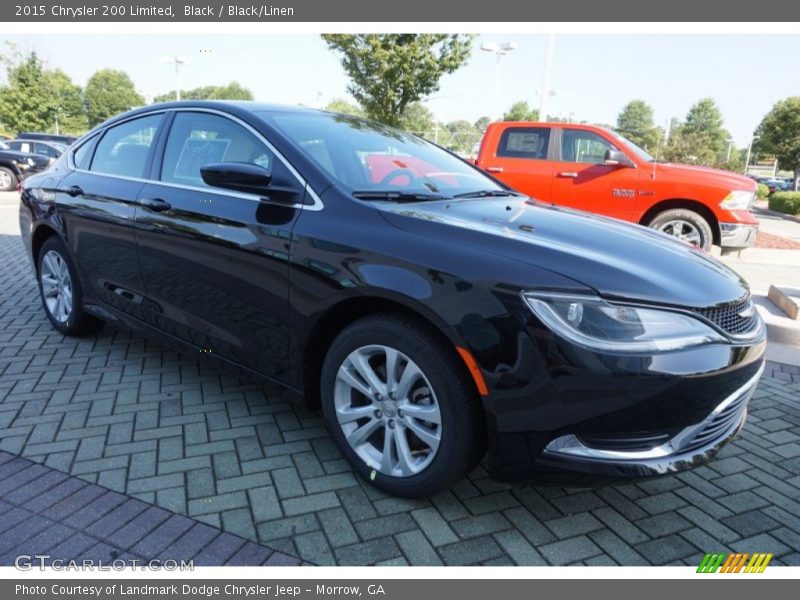 Black / Black/Linen 2015 Chrysler 200 Limited