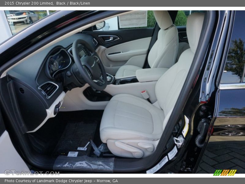 Black / Black/Linen 2015 Chrysler 200 Limited