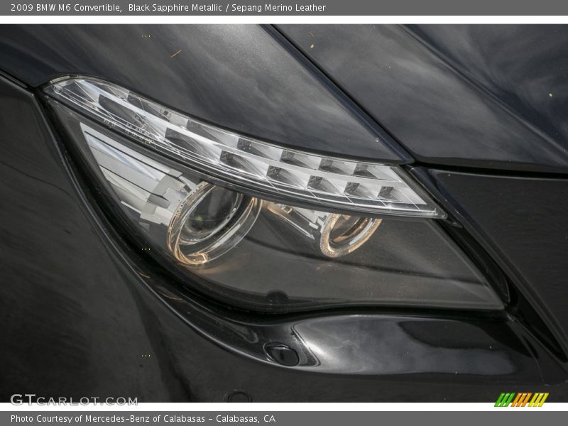 Black Sapphire Metallic / Sepang Merino Leather 2009 BMW M6 Convertible