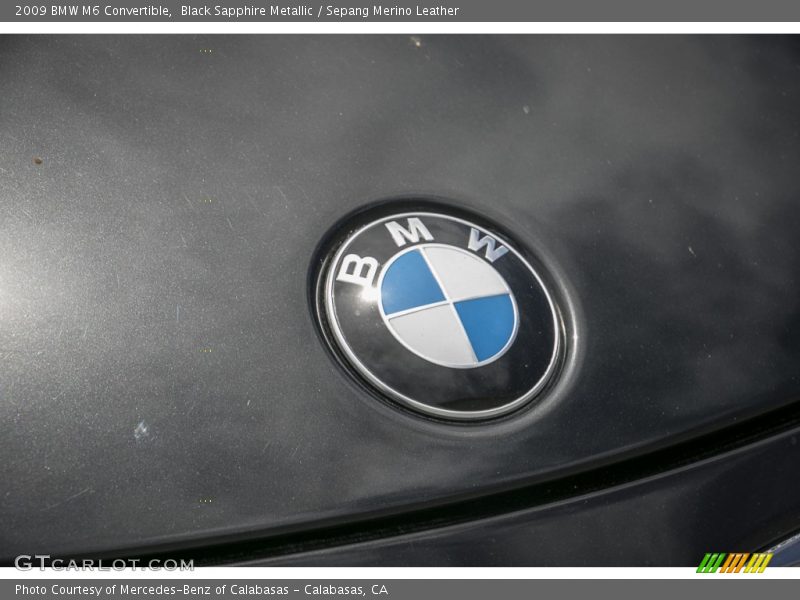 Black Sapphire Metallic / Sepang Merino Leather 2009 BMW M6 Convertible