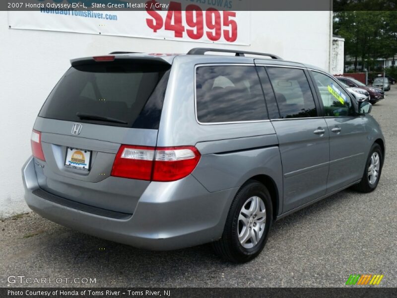 Slate Green Metallic / Gray 2007 Honda Odyssey EX-L
