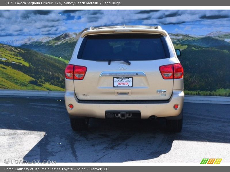 Sandy Beach Metallic / Sand Beige 2015 Toyota Sequoia Limited 4x4