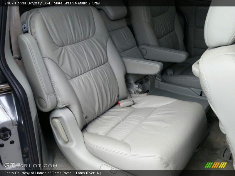 Slate Green Metallic / Gray 2007 Honda Odyssey EX-L