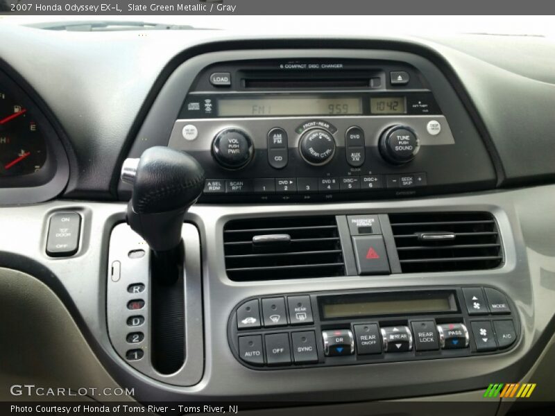 Slate Green Metallic / Gray 2007 Honda Odyssey EX-L