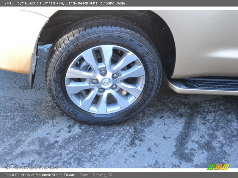 Sandy Beach Metallic / Sand Beige 2015 Toyota Sequoia Limited 4x4