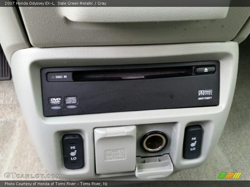 Slate Green Metallic / Gray 2007 Honda Odyssey EX-L