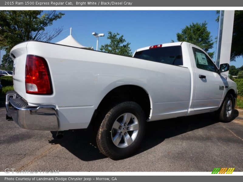 Bright White / Black/Diesel Gray 2015 Ram 1500 Express Regular Cab