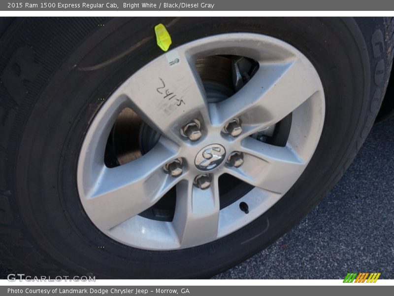 Bright White / Black/Diesel Gray 2015 Ram 1500 Express Regular Cab