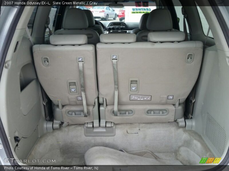 Slate Green Metallic / Gray 2007 Honda Odyssey EX-L