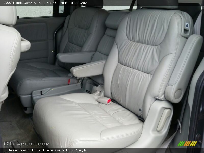 Slate Green Metallic / Gray 2007 Honda Odyssey EX-L