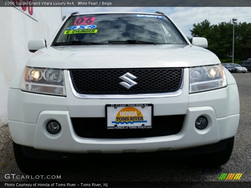 White Pearl / Beige 2006 Suzuki Grand Vitara Luxury 4x4