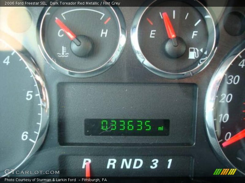 Dark Toreador Red Metallic / Flint Grey 2006 Ford Freestar SEL